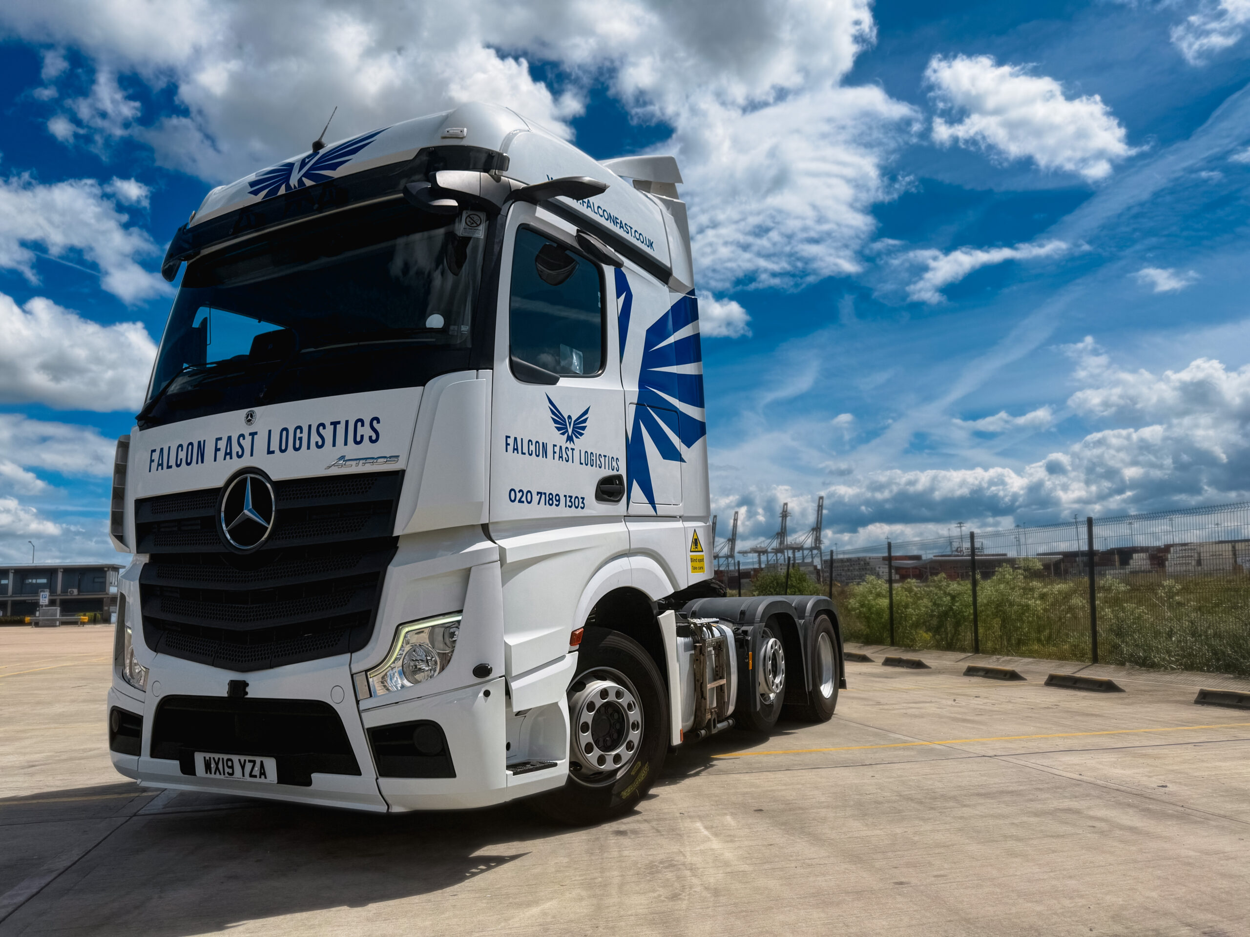 Mercedes Actros at London Gateway