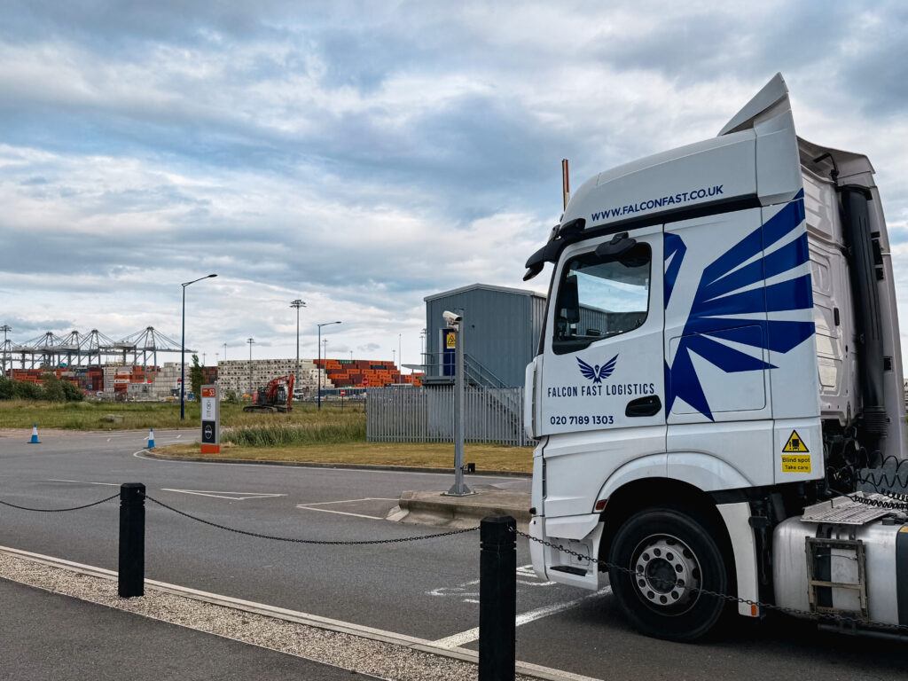 Falcon tractor unit ready for traction work